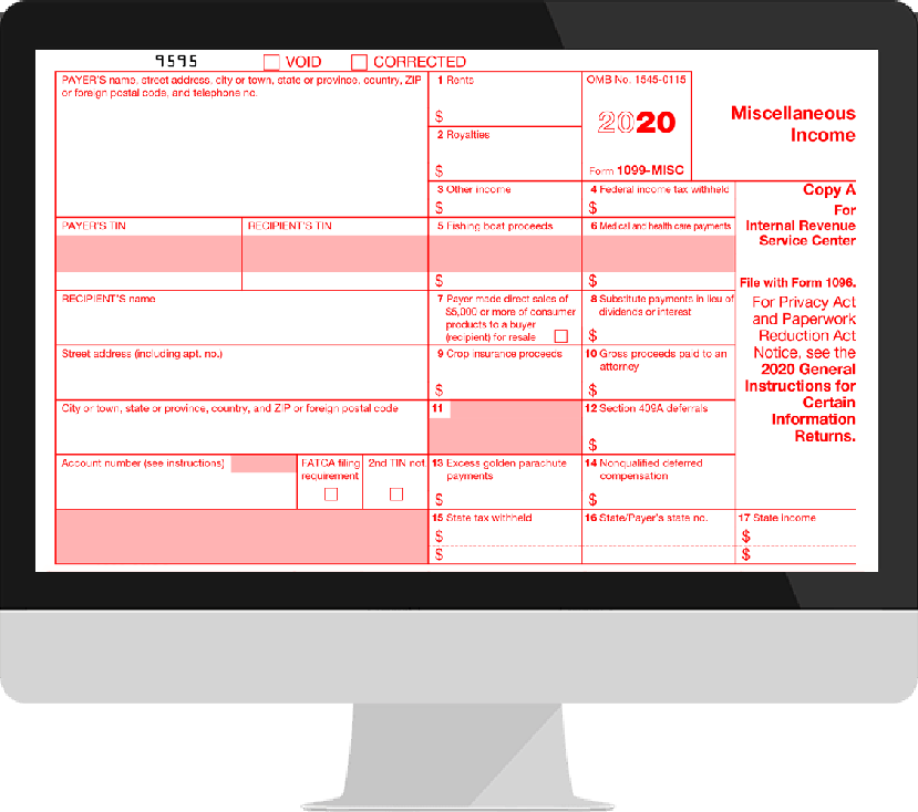 IRS Tax Form 1099-MISC E-filing Made Simple